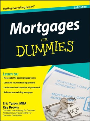 cover image of Mortgages For Dummies&#174;